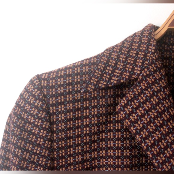 MOISELLE Lightweight Wool Blend Car Coat Fall Jacket Lined Small S Medium M - Picture 5 of 9